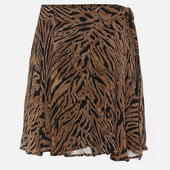 GANNI Printed Mini Skirt - Picture 2 of 5